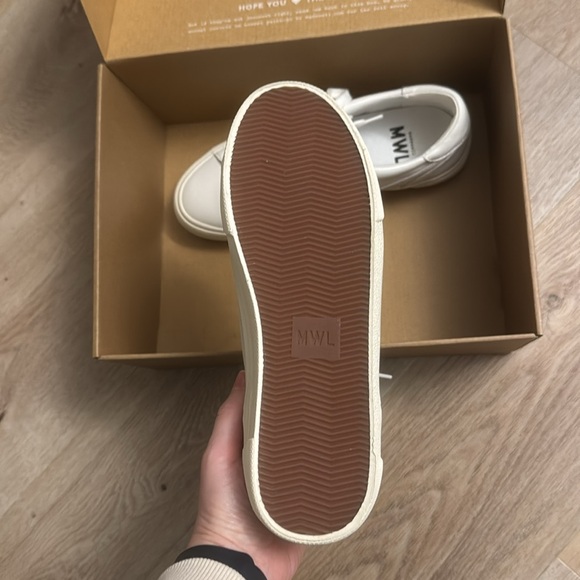 Madewell white low top shoe size 7 - Picture 4 of 5